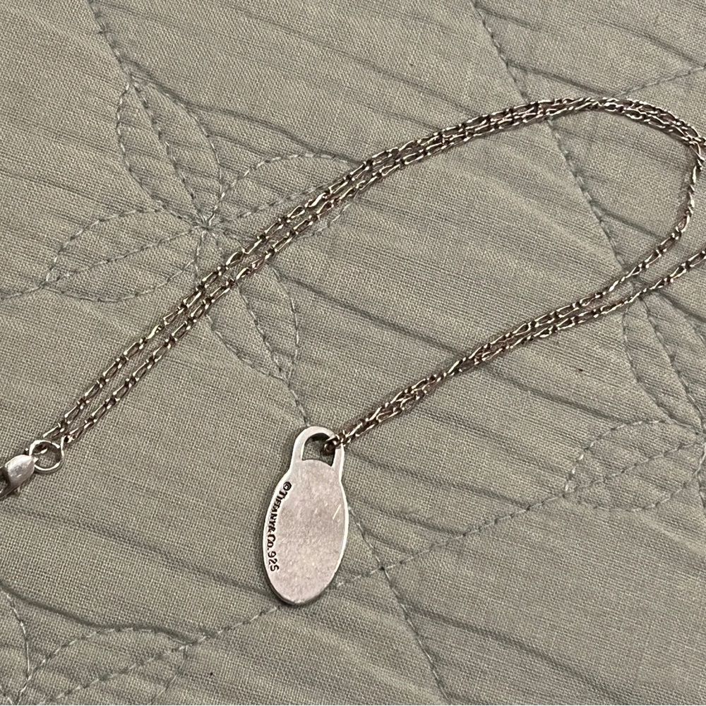 Authentic TIFFANY & CO. “Return to Tiffany” Oval Tag necklace - Picture 3 of 6